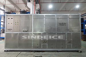 日產20噸板冰機，用于海鮮加工保鮮